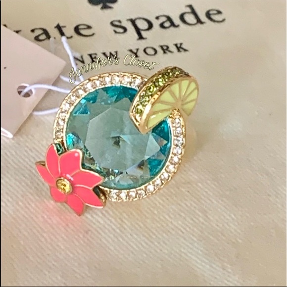 NWT! Kate Spade Cocktail Ring Sz 7
